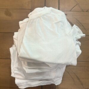 14 white shirts 2/3T
